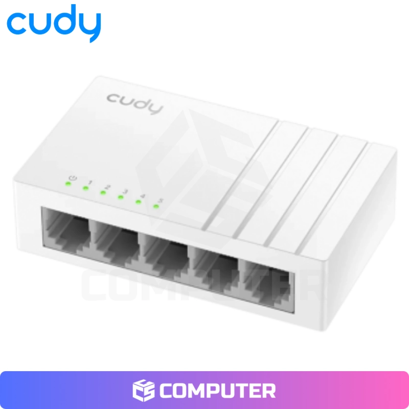 SWITCH FAST ETHERNET CUDY FS105D 5 PUERTOS