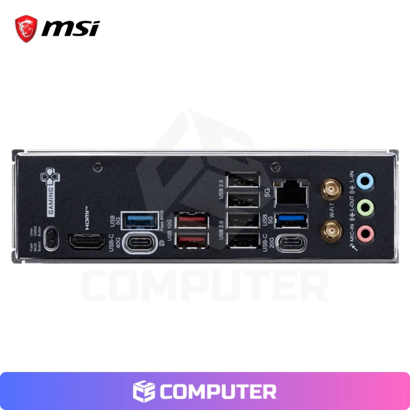 PLACA MADRE MSI X870E GAMING PLUS WIFI /DDR5/AM5