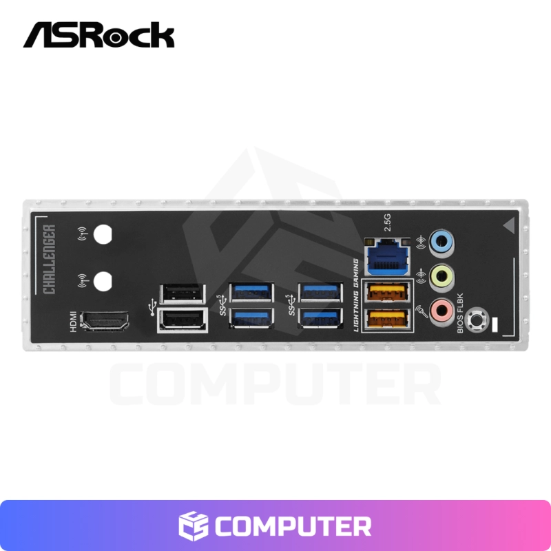 PLACA MADRE ASROCK CHALLENGER B850M WIFI DDR5/AM5