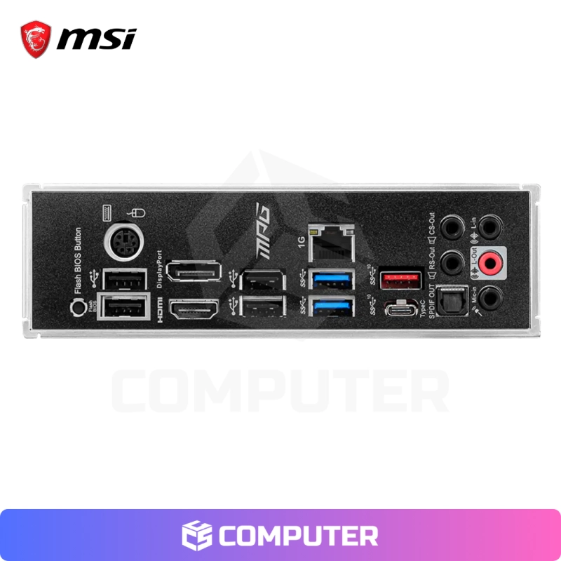 PLACA MADRE MSI MPG B550 GAMING PLUS ATX DDR4/AM4