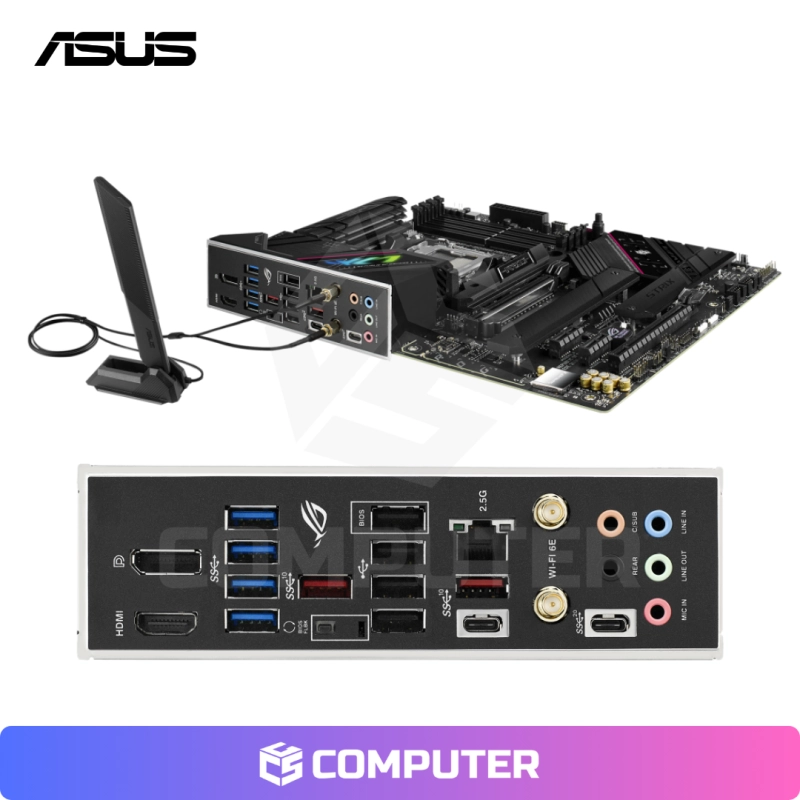PLACA MADRE ASUS ROG STRIX B650E-F GAMING WIFI ATX DDR5/AM5