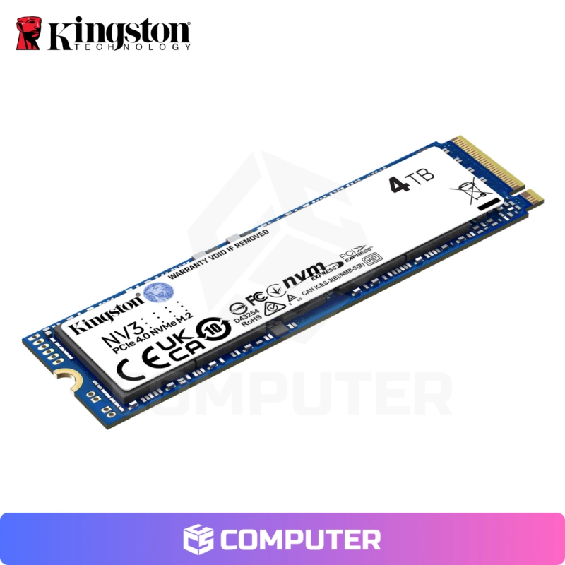 DISCO SOLIDO SSD M.2 PCIe 4TB KINGSTON NV3 PCI4 6000mb/s