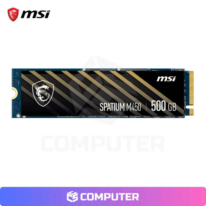 DISCO SOLIDO SSD M.2 MSI SPATIUM M450 PCIe 4.0 NVMe M.2 500GB