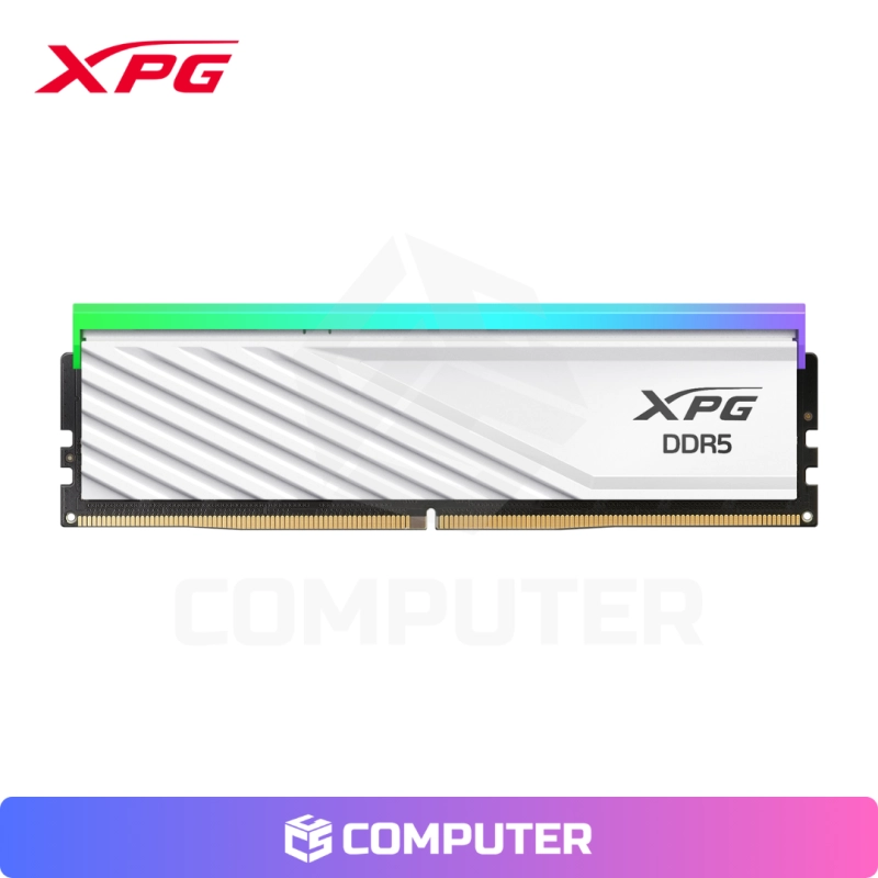 MEMORIA RAM XPG LANCER BLADE 16GB DDR5 RGB WHITE 6000MHz CL36