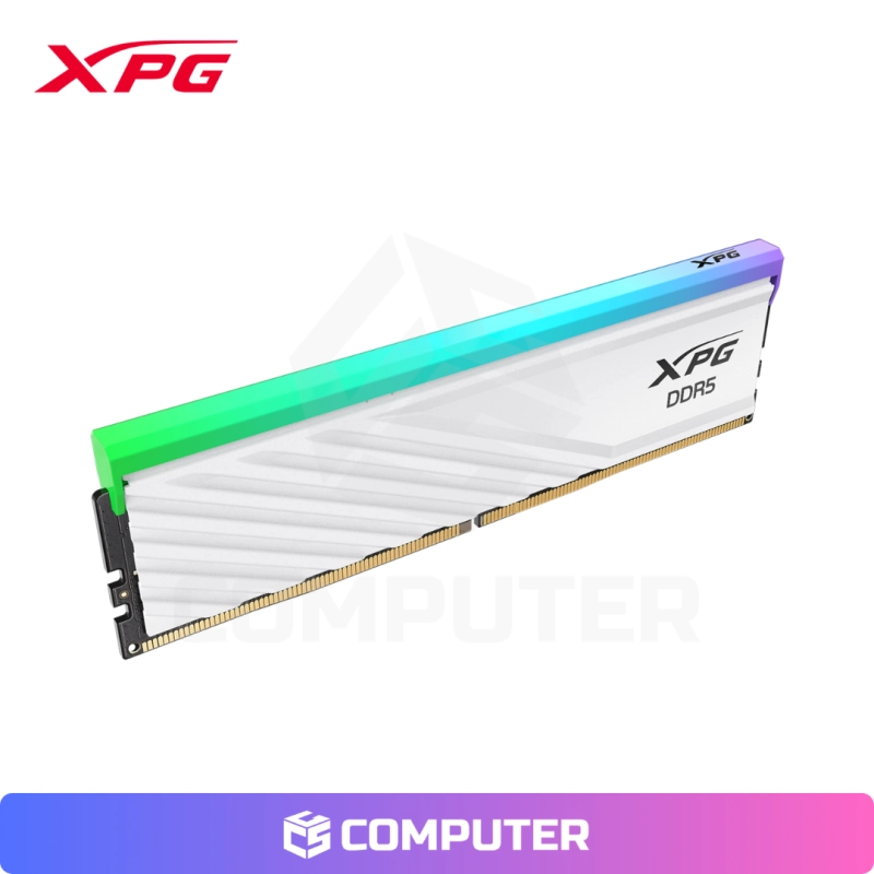 MEMORIA RAM XPG LANCER BLADE 16GB DDR5 RGB WHITE 6000MHz CL36