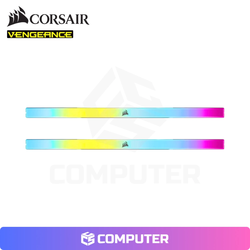 MEMORIA RAM CORSAIR VENGEANCE WHITE RGB DDR5 32GB(2X16) 6000MT/s CL36