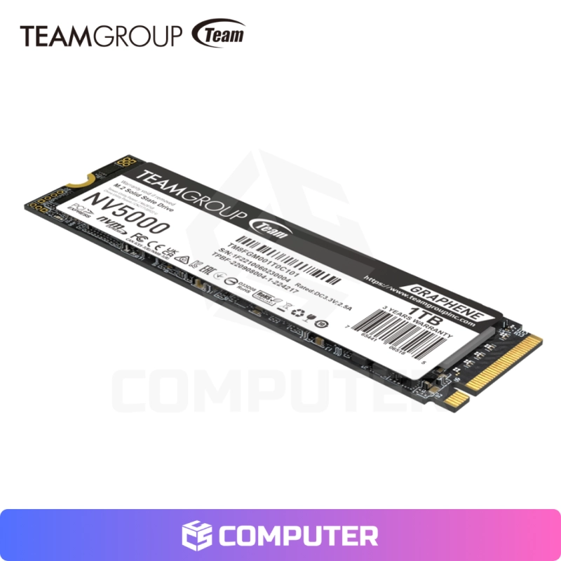 DISCO SOLIDO SSD TEAMGROUP M.2 NV5000 PCIe4.0 1TB