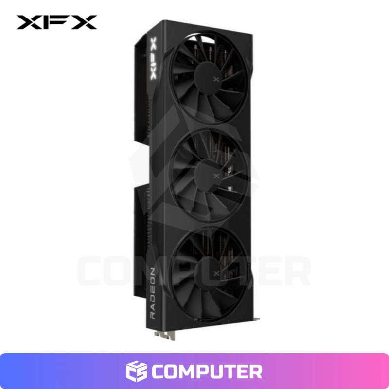 TARJETA DE VIDEO RADEON XFX SWIFT RX 9070XT 16GB NEGRO X3FAN