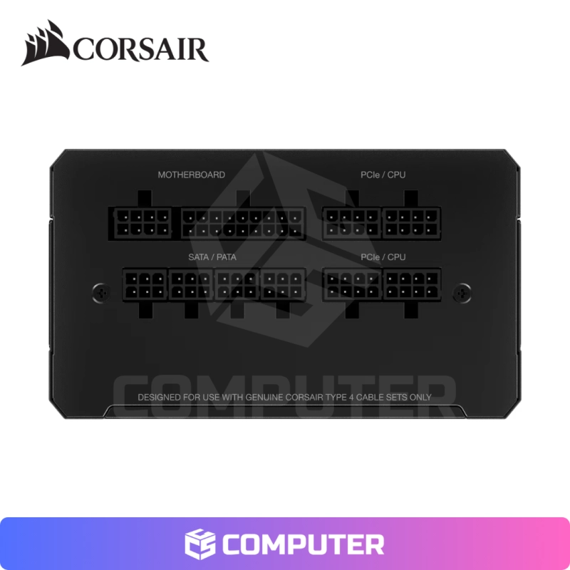 FUENTE DE PODER CORSAIR RM850E 850W 80 PLUS GOLD FULL MODULAR BLACK