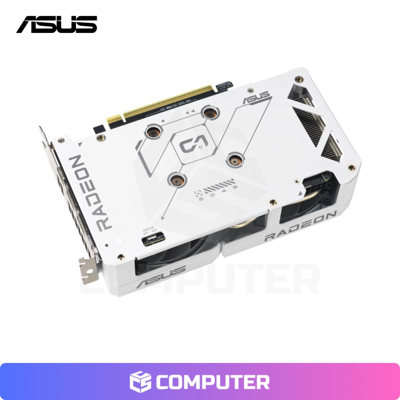 TARJETA DE VIDEO ASUS DUAL RADEON 9060XT 16GB GDDR6 WHITE