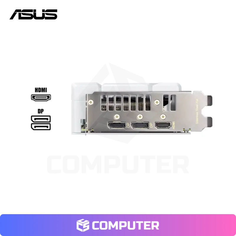 TARJETA DE VIDEO ASUS DUAL RADEON 9060XT 16GB GDDR6 WHITE