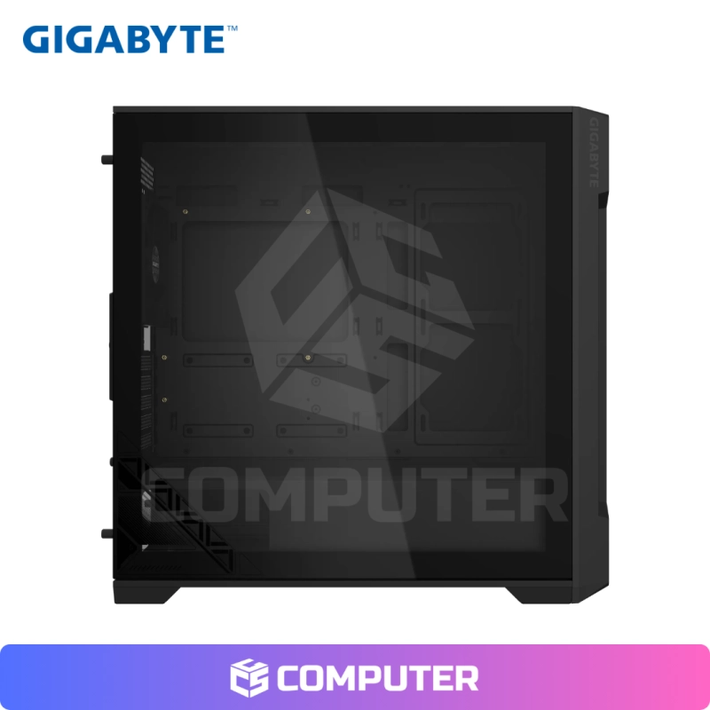 CASE GIGABYTE C102 GLASS MID TOWER BLACK PLASTIC