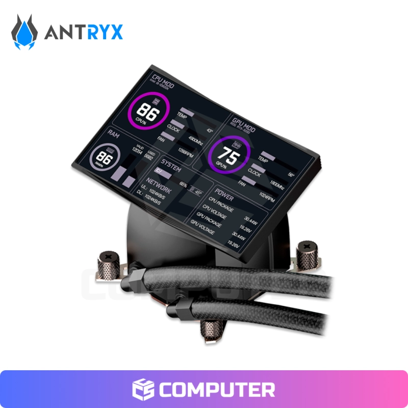 REFRIGERACION LIQUIDA ANTRYX TRITON VISION SP360 ARGB BLACK