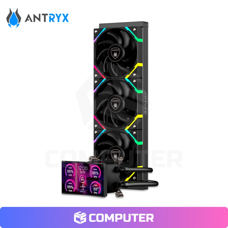 REFRIGERACION LIQUIDA ANTRYX TRITON VISION SP360 ARGB BLACK