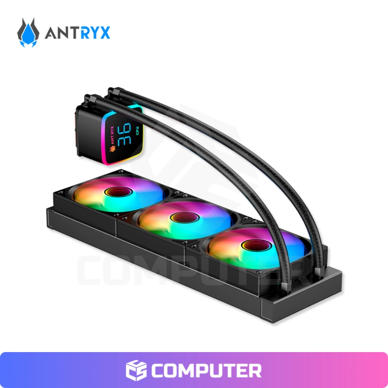 REFRIGERACION LIQUIDA ANTRYX TRITON EDGE 360 BLACK ARGB