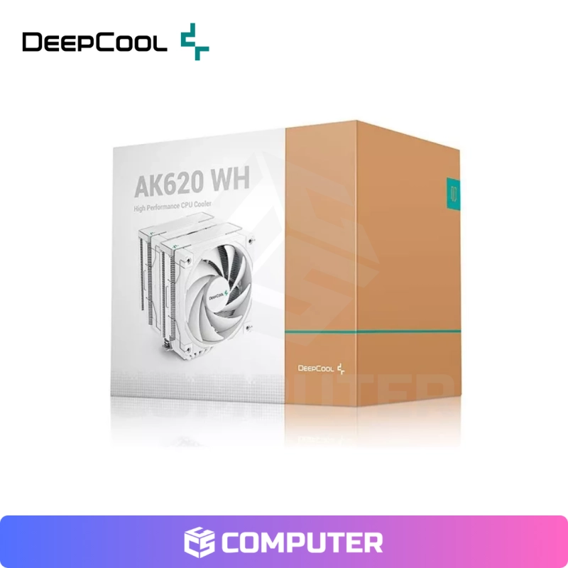 REFRIGERACION AIRE DEEPCOOL AK620 REFRIGERACION AIRE AMD/INTEL BLANCO