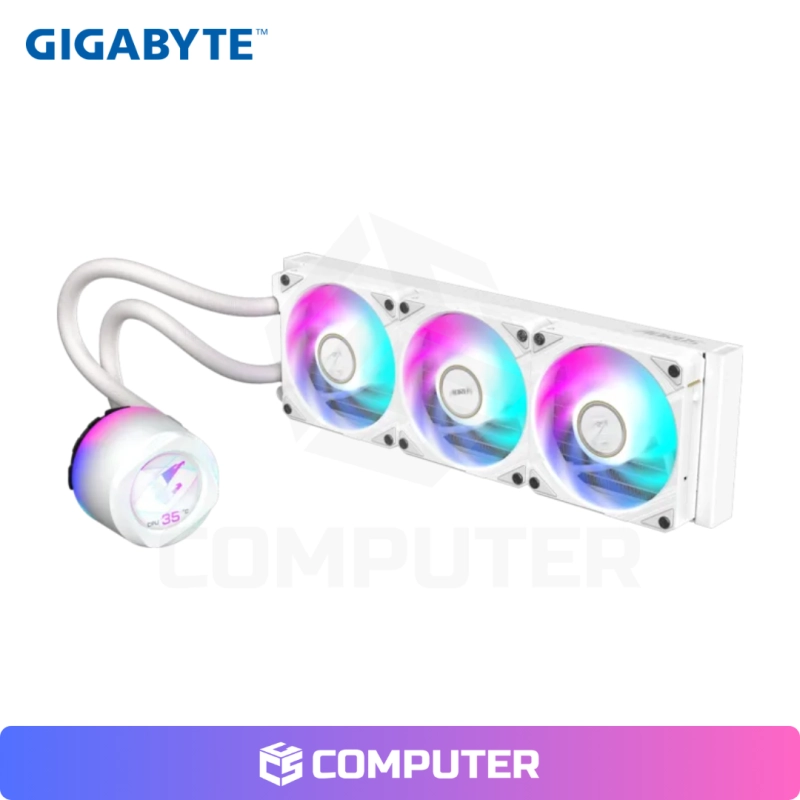 REFRIGERACION LIQUIDA GIGABYTE AORUS WATERFORCE X II 360 ICE AMD/INTEL WHITE