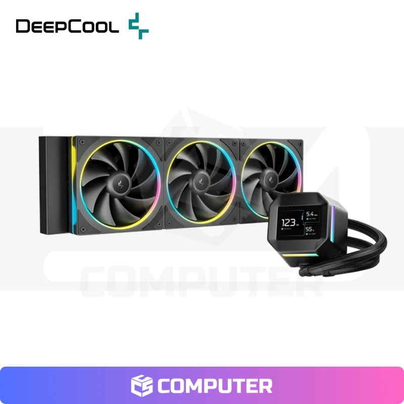 REFRIGERACION LIQUIDA DEEPCOOL LM360 ARGB BLACK C/N PANTALLA
