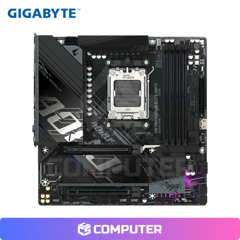 MOTHERBOARD GIGABYTE X870M A ELITE WF7 1.0  DDR5/AM5