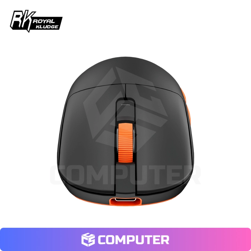 MOUSE ROYAL KLUDGE M30 INALAMBRICO BLACK ORANGE