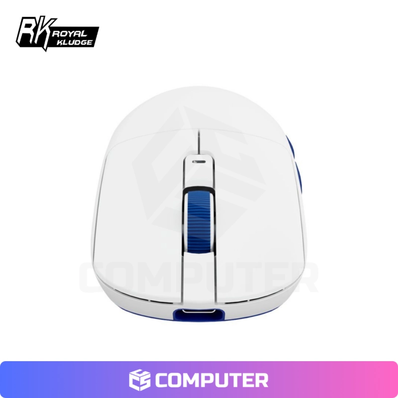 MOUSE ROYAL KLUDGE M30 INALAMBRICO WHITE BLUE