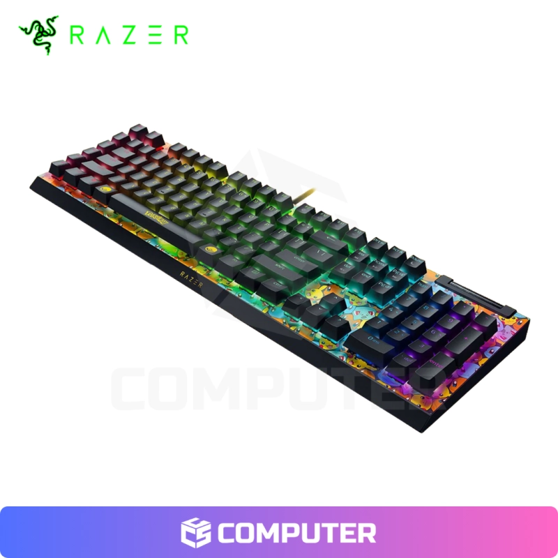 TECLADO MECANICO RAZER BLACKWIDOW V4 X POKEMON