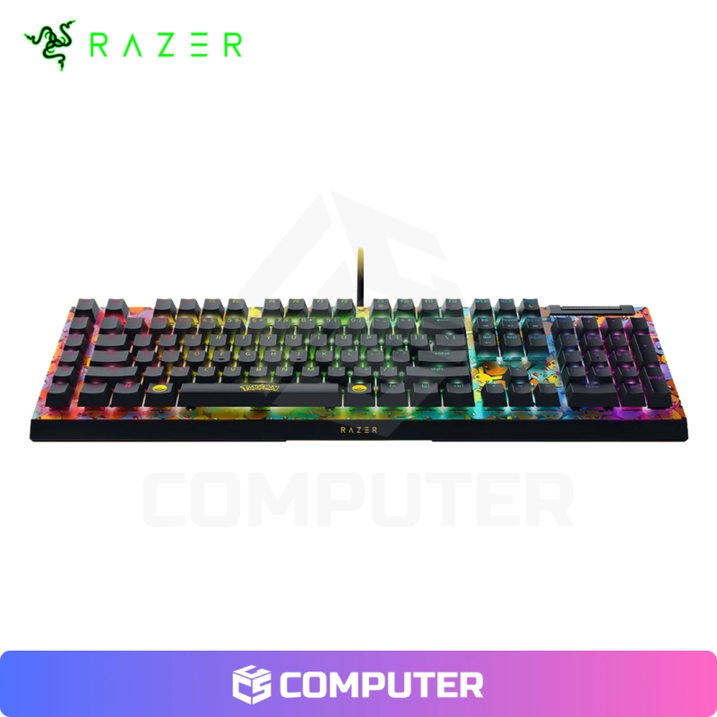 TECLADO MECANICO RAZER BLACKWIDOW V4 X POKEMON