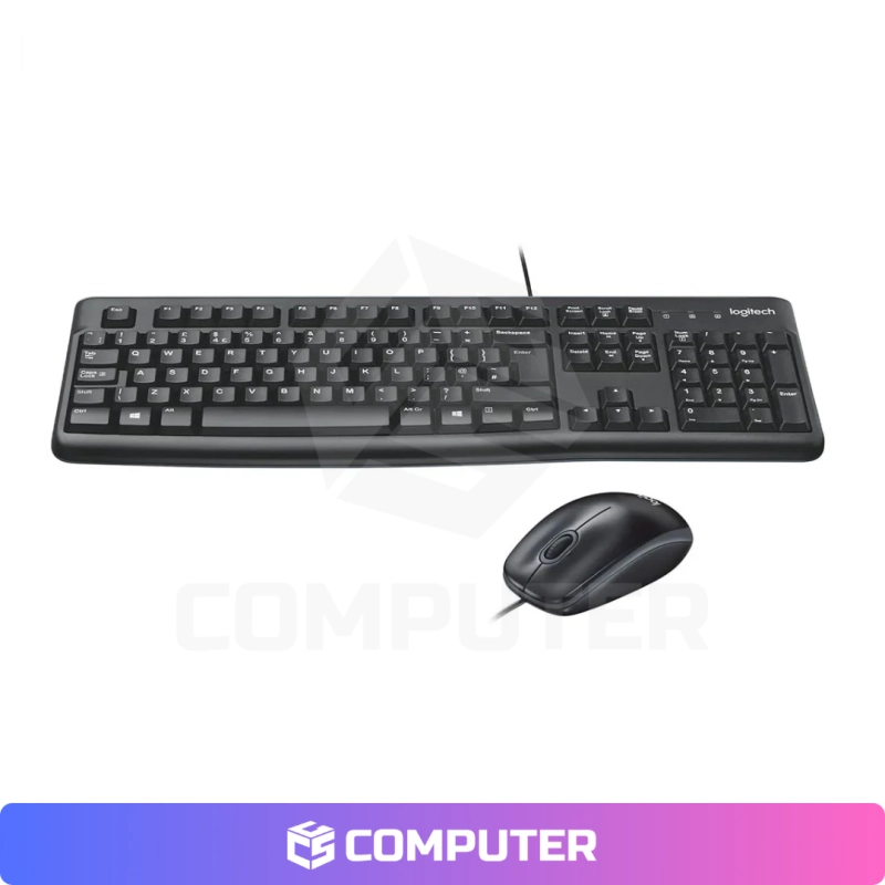 KIT TECLADO + MOUSE LOGITECH MK120 USB