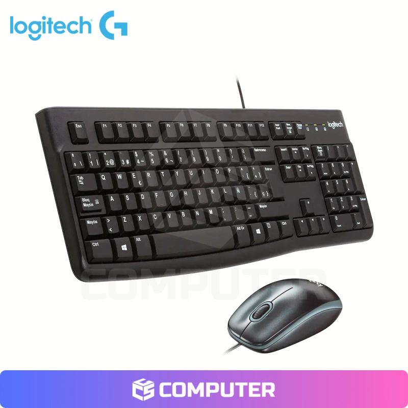 KIT TECLADO + MOUSE LOGITECH MK120 USB