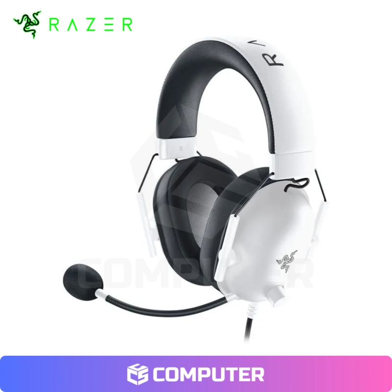AUDIFONO C/MICROF RAZER BLACKSHARK V2 X MULTI-PLATFORM 50MM 7.1 WHITE