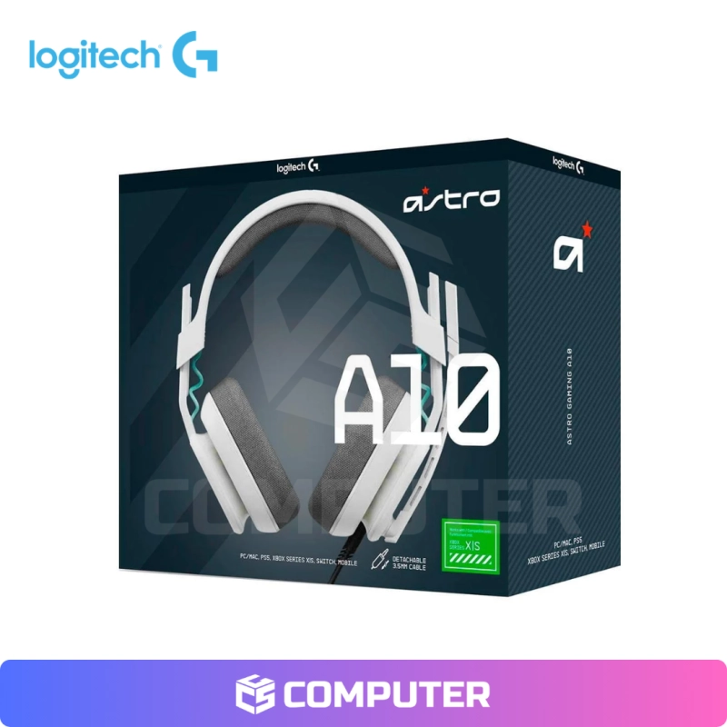 AUDIFONO ASTRO A10 G2 MULTI-PLATFORM SWITCH WHITE