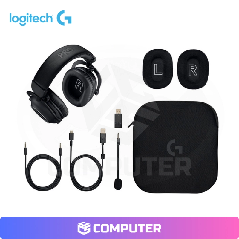 AUDIFONO GAMER CN MICROFONO  LOGITECH G PRO X2 LIGHTSPEED WIRELESS/BT/3.5 MM NEGRO