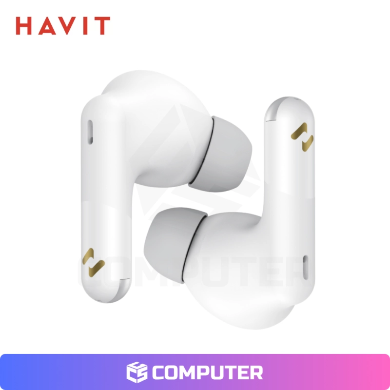 AUDIFONO TWS HAVIT TW982 STEREO WHITE GRAY