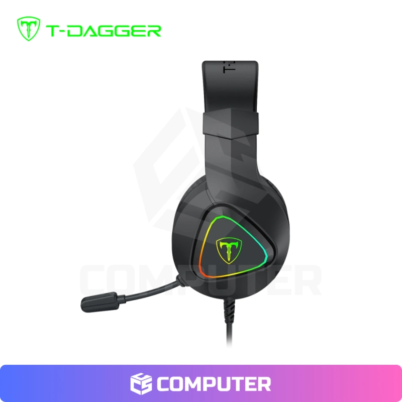 AUDIFONO T-DAGGER AXLS T-RGH306 USB 7.1 RGB NEGRO