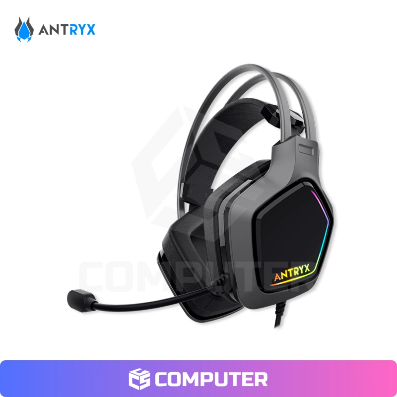 AURICULAR ANTRYX ENIGMA SE GRAY 7.1 VIRTUAL SURROUND RGB