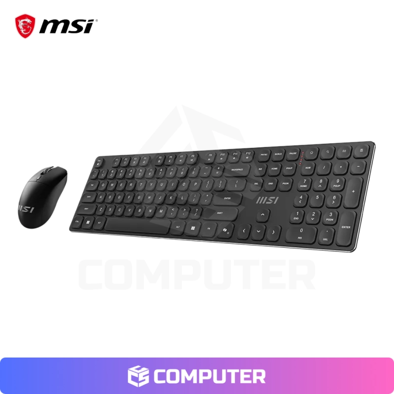 KIT TECLADO MOUSE MSI FORGE K210 WIRELESS
