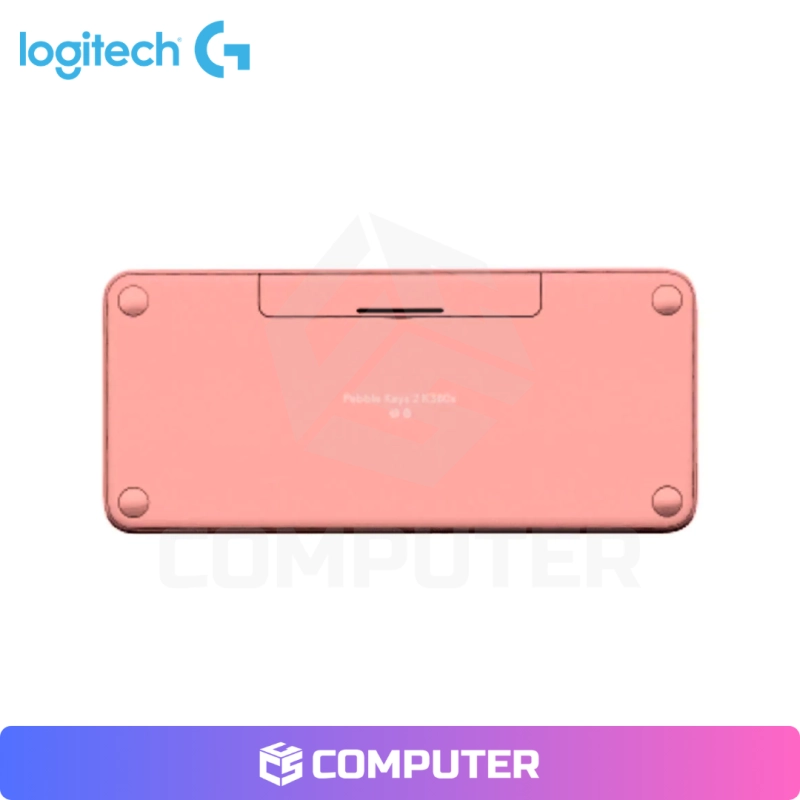 TECLADO MEMBRANA LOGITECH PEBBLE 2 K380S BLUETOOTH/WIRELESS SP ROSE