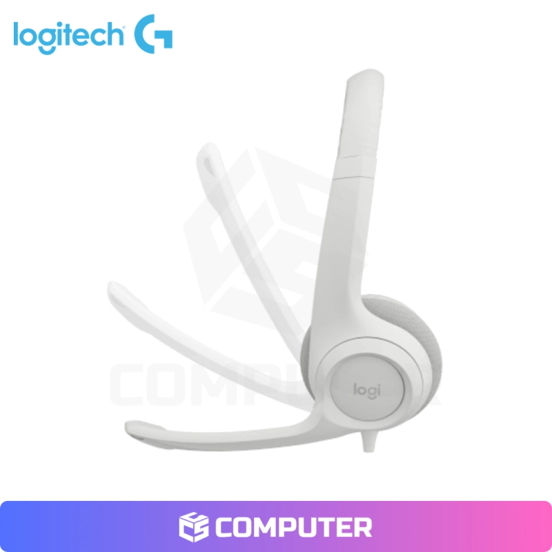 AUDIFONO CN MICROF  LOGITECH H390 USB NOISE CANCELLING WHITE