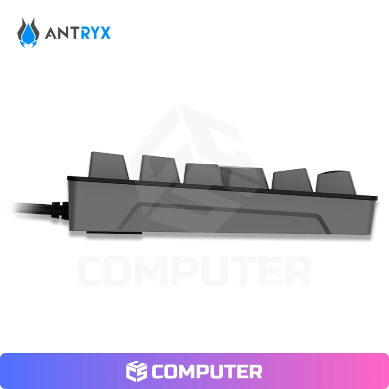 TECLADO MECANICO TKL ANTRYX MK840L BLACK/GRAY SWITCH RED