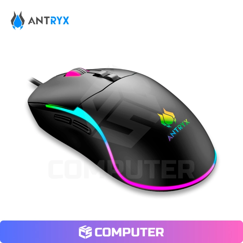 MOUSE ANTRYX CHROME STORM M660 V3 DPI 7200 BLACK RGB