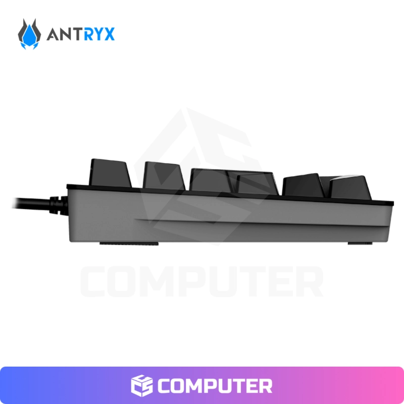 TECLADO MECANICO ANTRYX MK860L RGB BLACK & GRAY SWITCH RED