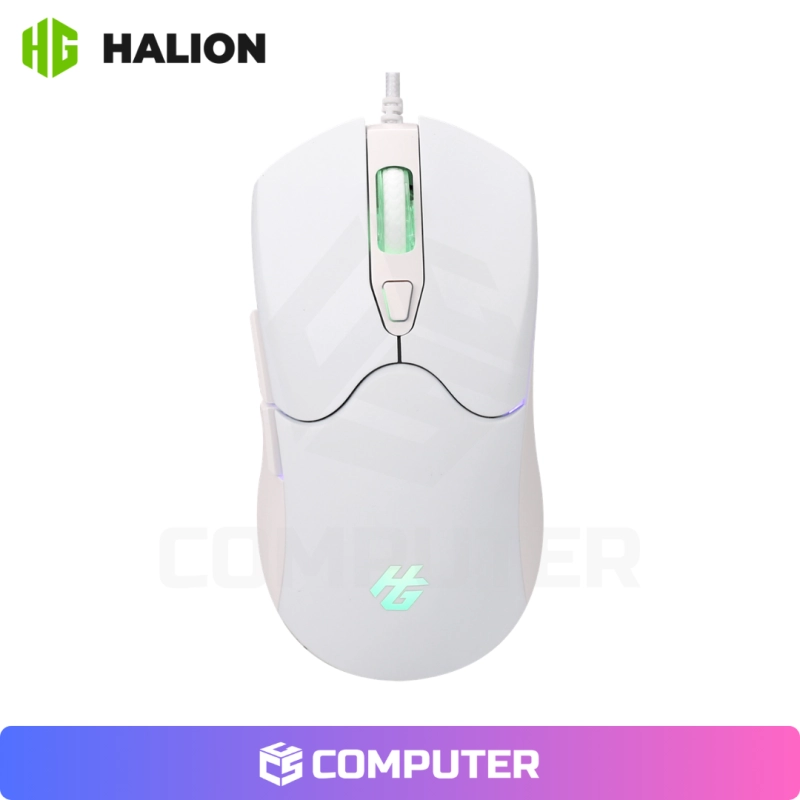 KIT HALION GAMER MECANICO 3 EN 1 ICECOOL K431C WHITE MOUSE 7200DPI