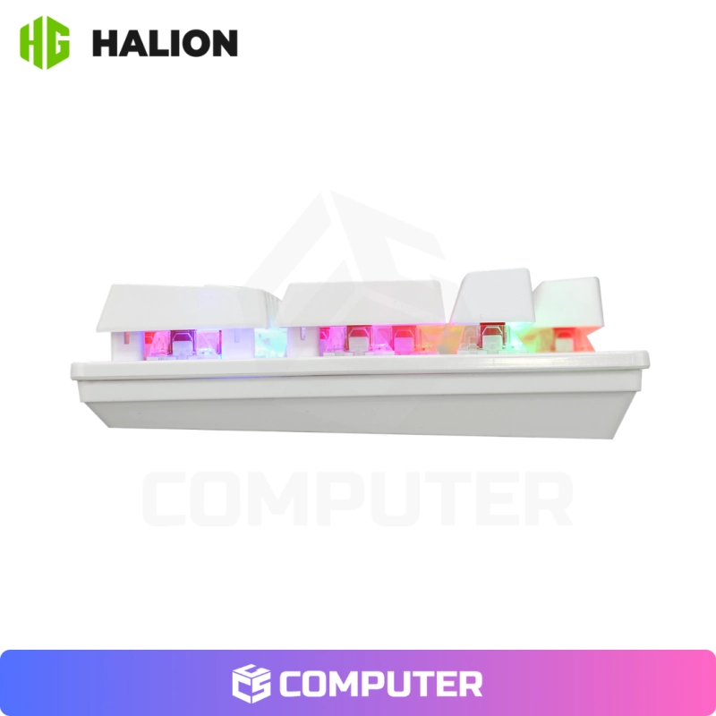 KIT HALION GAMER MECANICO 3 EN 1 ICECOOL K431C WHITE MOUSE 7200DPI