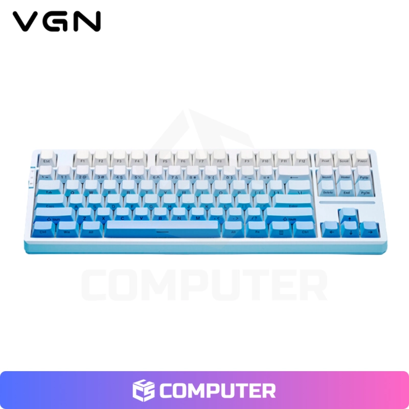 TECLADO MECANICO VGN V87 BLUE TECLADO INALÁMBRICO