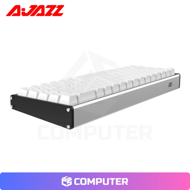 TECLADO MAGNETICO AJAZZ ALUX68 HE HANA TECLADO ALÁMBRICO 8K BLANCO