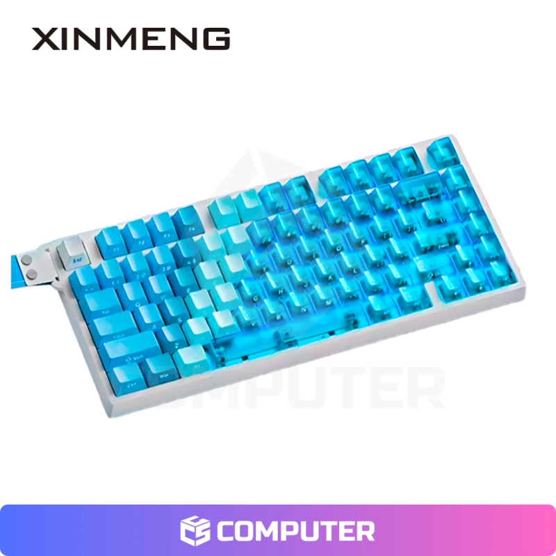 TECLADO MAGNETICO XINMENG BEAT75 ALÁMBRICO 8K AZUL