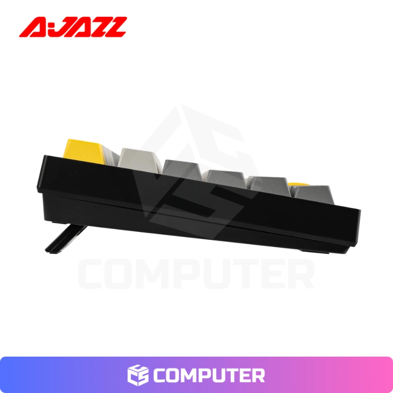 TECLADO MECANICO AJAZZ AK820 PRO BLACK GREY INALÁMBRICO CON PANTALLA
