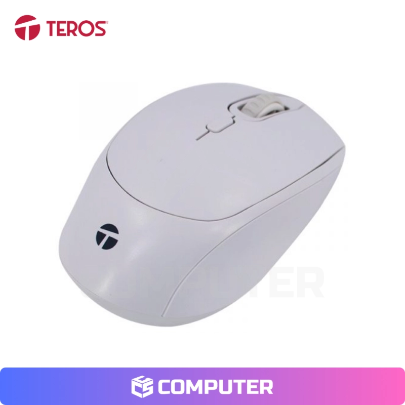 MOUSE ÓPTICO TEROS TE-1225S USB BLANCO