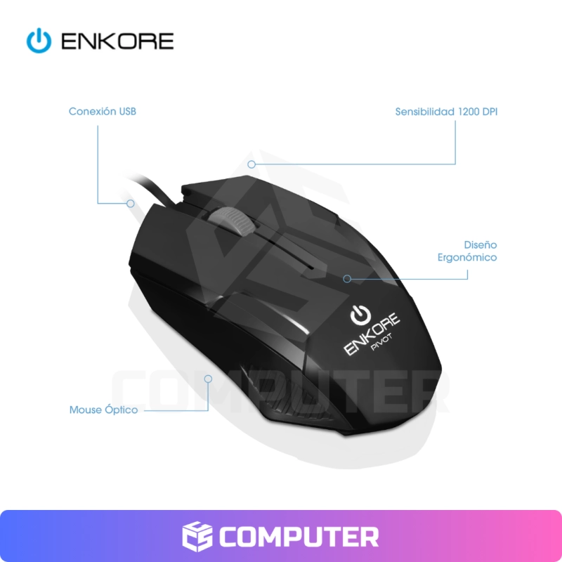 MOUSE ENKORE PIVOT EKM105