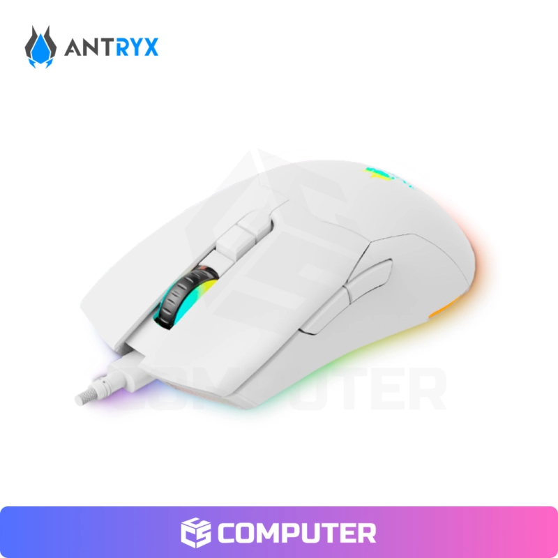 KIT GAMING ANTRYX GC-3100 X2 WHITE, TECLADO SWITCH RED Y MOUSE